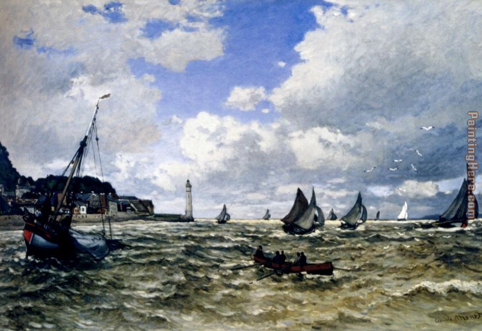 The Seine Estuary At Honfleur painting - Claude Monet The Seine Estuary At Honfleur art painting